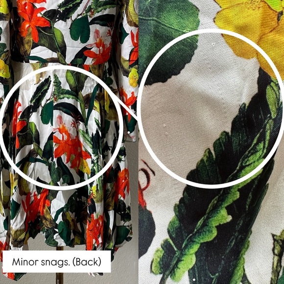 ALICE + OLIVIA Marva Floral Print Multicolor Tropical Belted Mini Dress Sz. XS - Picture 15 of 15